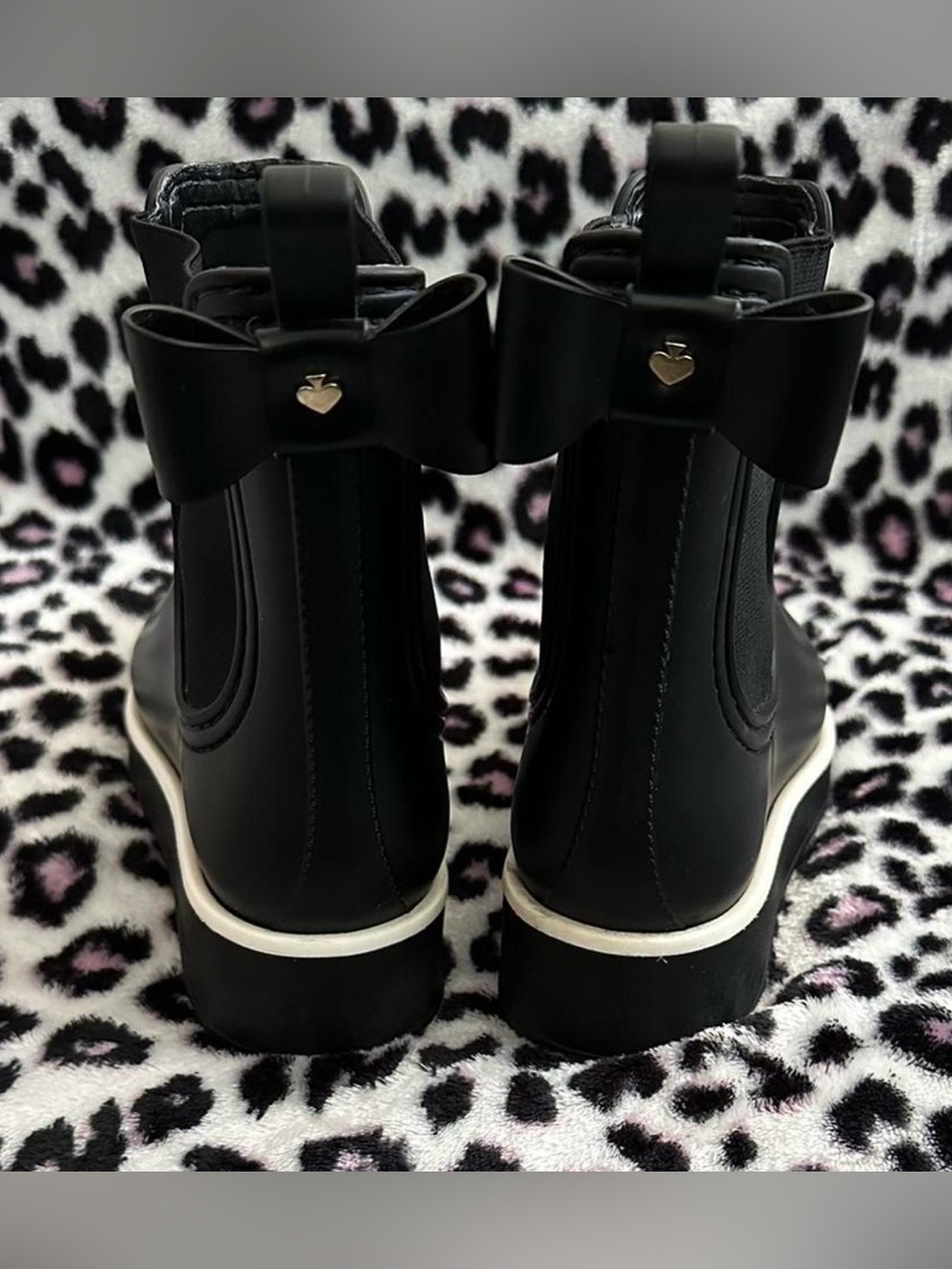 Kate Spade Ny Bow Rainboots 8